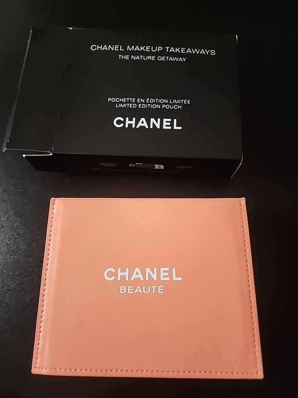 CC Peach Makeup Pouch in Soft Peach